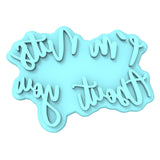 I'm Nuts About You Text Cookie Cutter | Stamp | Stencil #1 Bachelorette & Bachelor Cookie Cutter Lady 