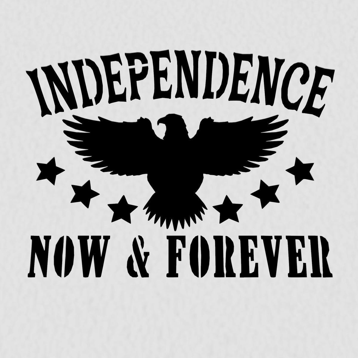Independence Now and Forever Cookie Cutter | Stamp | Stencil #1