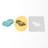 Indy Car Cookie Cutter | Stamp | Stencil #2