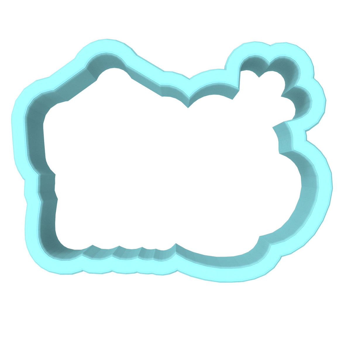 Irish You Were Beer Cookie Cutter | Stamp | Stencil #1 Cookie Cutter Lady MINI - 2 Inches (5cm) Cookie Cutter ONLY (Outline) 