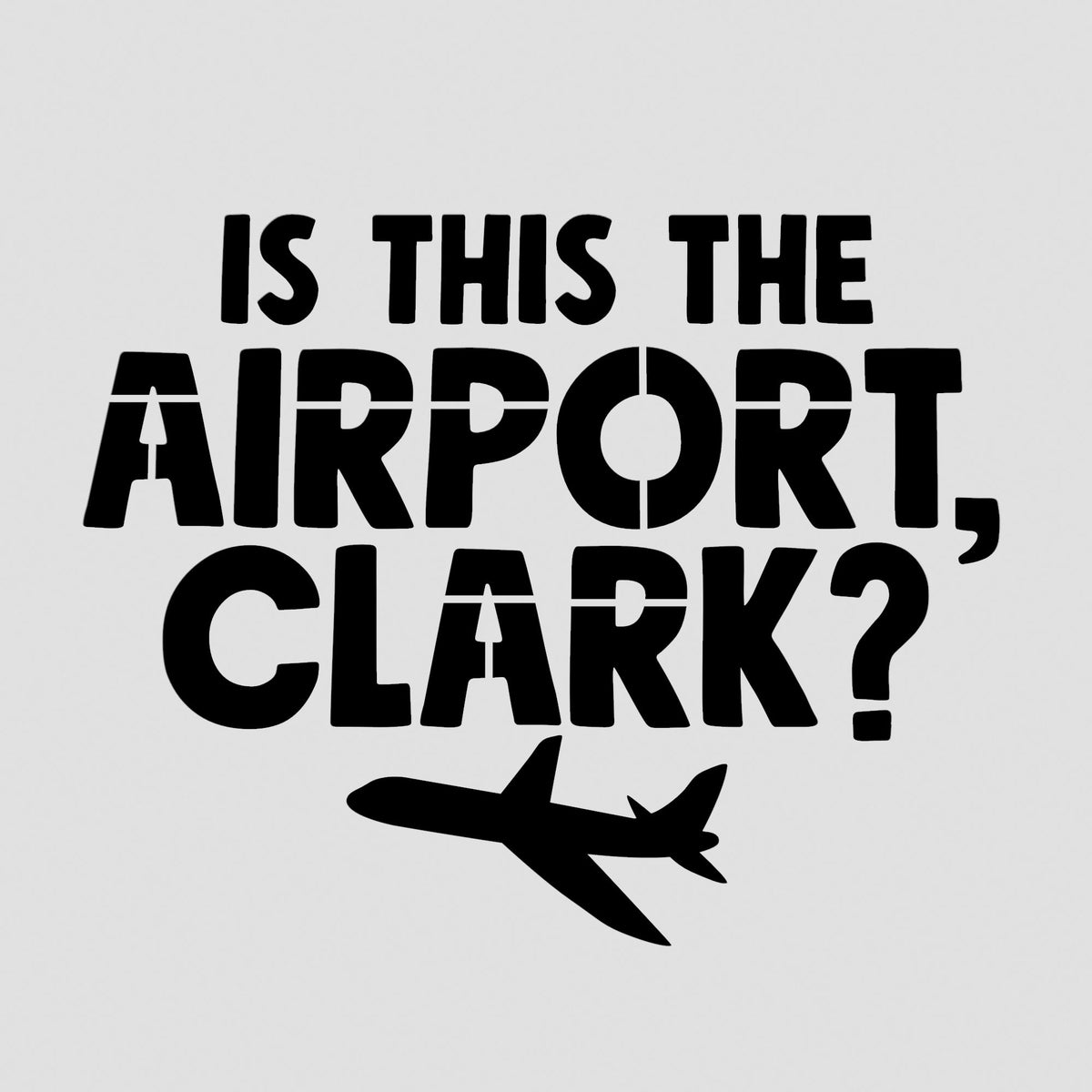 Is This the Airport Cookie Cutter | Stamp | Stencil