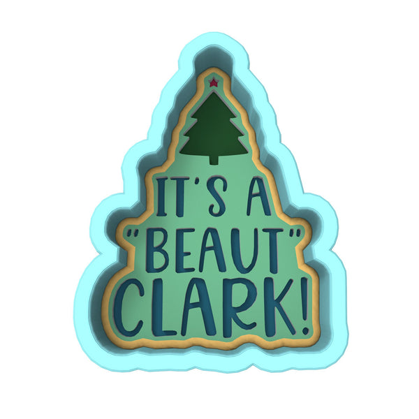 It's a Beaut Clark Cookie Cutter | Stamp | Stencil #1