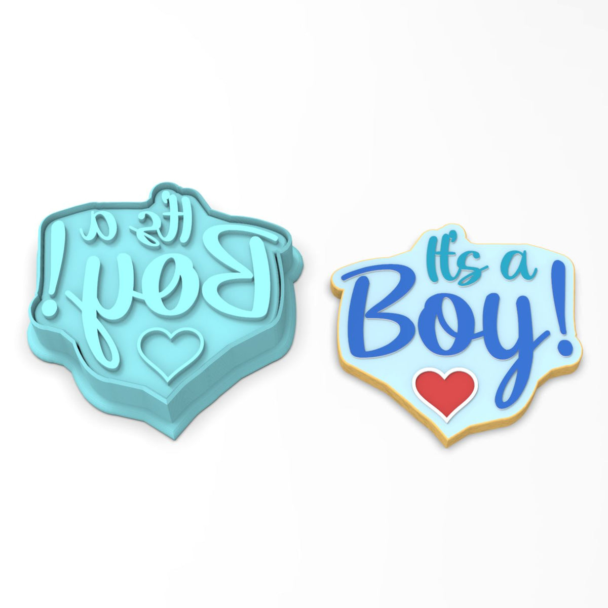 It's a Boy Cookie Cutter | Stamp | Stencil #1