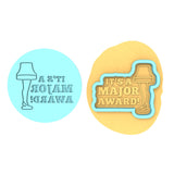 It's a Major Award Cookie Cutter | Stamp | Stencil #1 Xmas / Winter / NYE Cookie Cutter Lady 