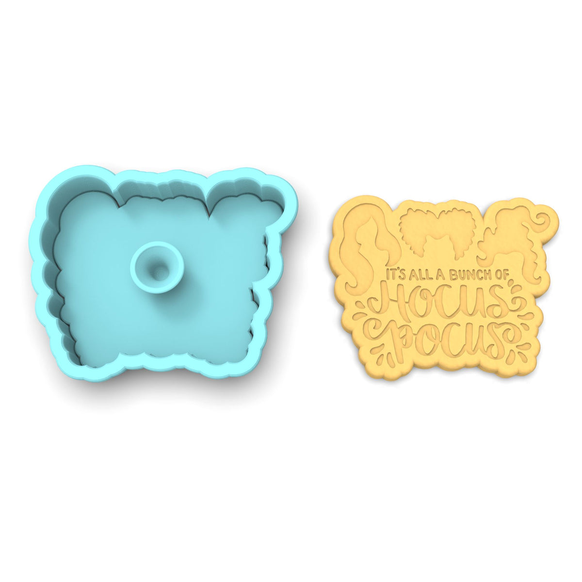It's All Just a Bunch of Witch Sisters Cookie Cutter | Stamp | Stencil #1 Halloween / Fall Cookie Cutter Lady 