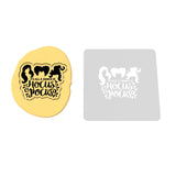 It's All Just a Bunch of Witch Sisters Cookie Cutter | Stamp | Stencil #1 Halloween / Fall Cookie Cutter Lady 2 Inch Small Cupcake Stamp Only Yes