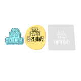 It's My Birthday Cake Cookie Cutter | Stamp | Stencil #1