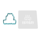 It's My Birthday Cake Cookie Cutter | Stamp | Stencil #1