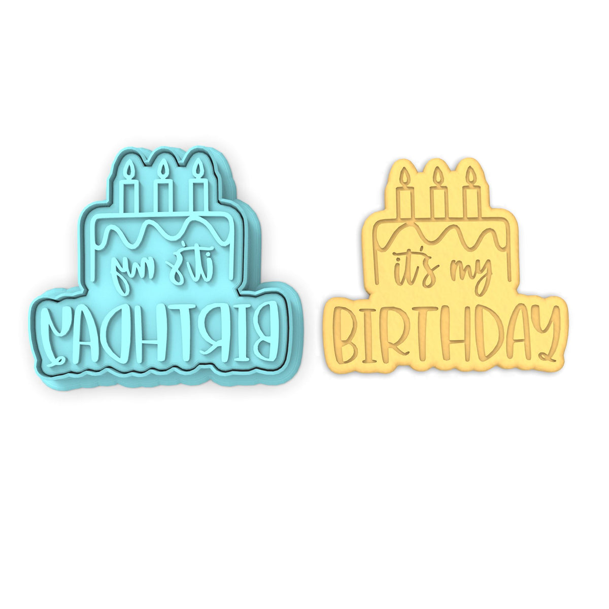 It's My Birthday Cake Cookie Cutter | Stamp | Stencil #1
