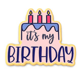 It's My Birthday Cake Cookie Cutter | Stamp | Stencil #1
