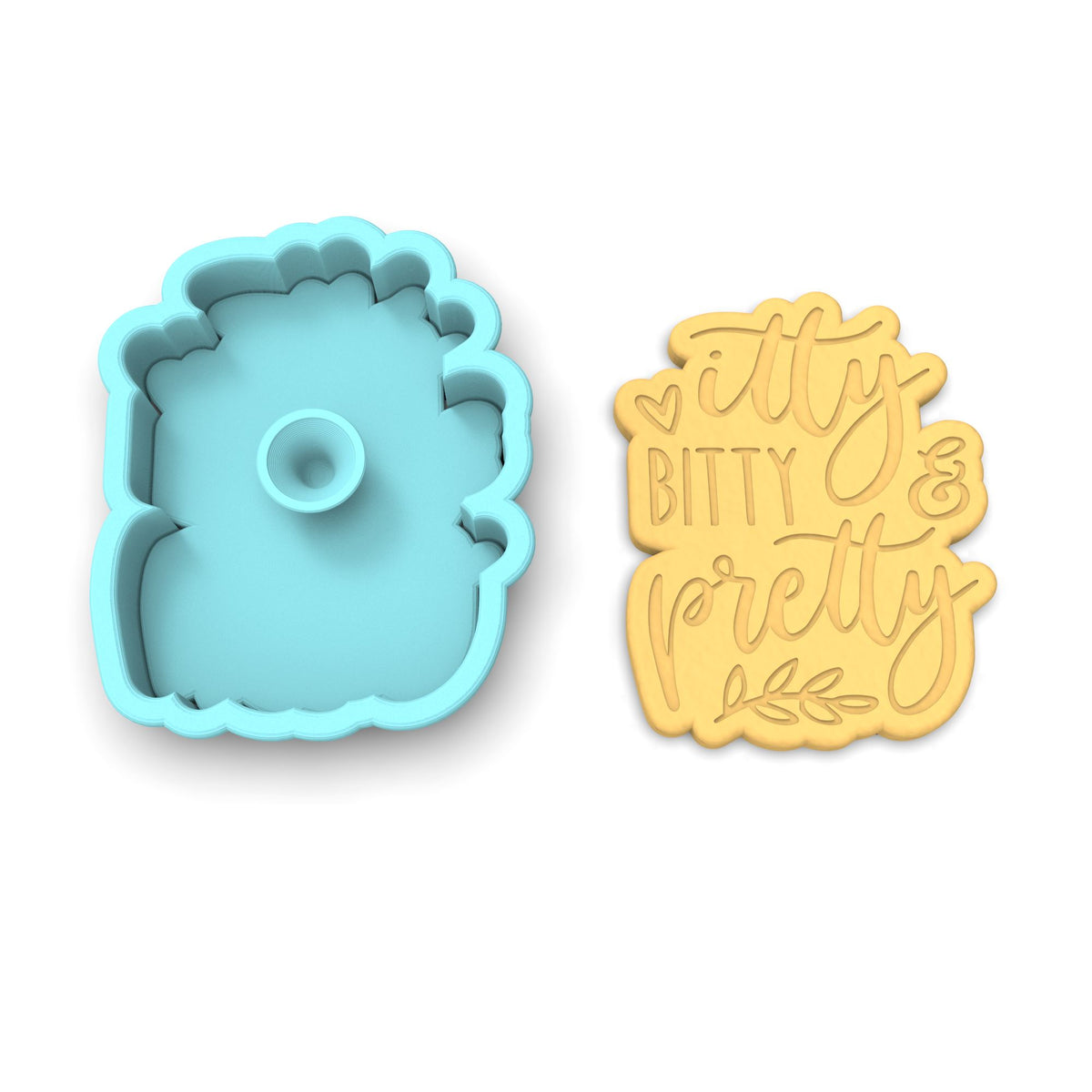 Itty Bitty and Pretty Cookie Cutter | Stamp | Stencil #1