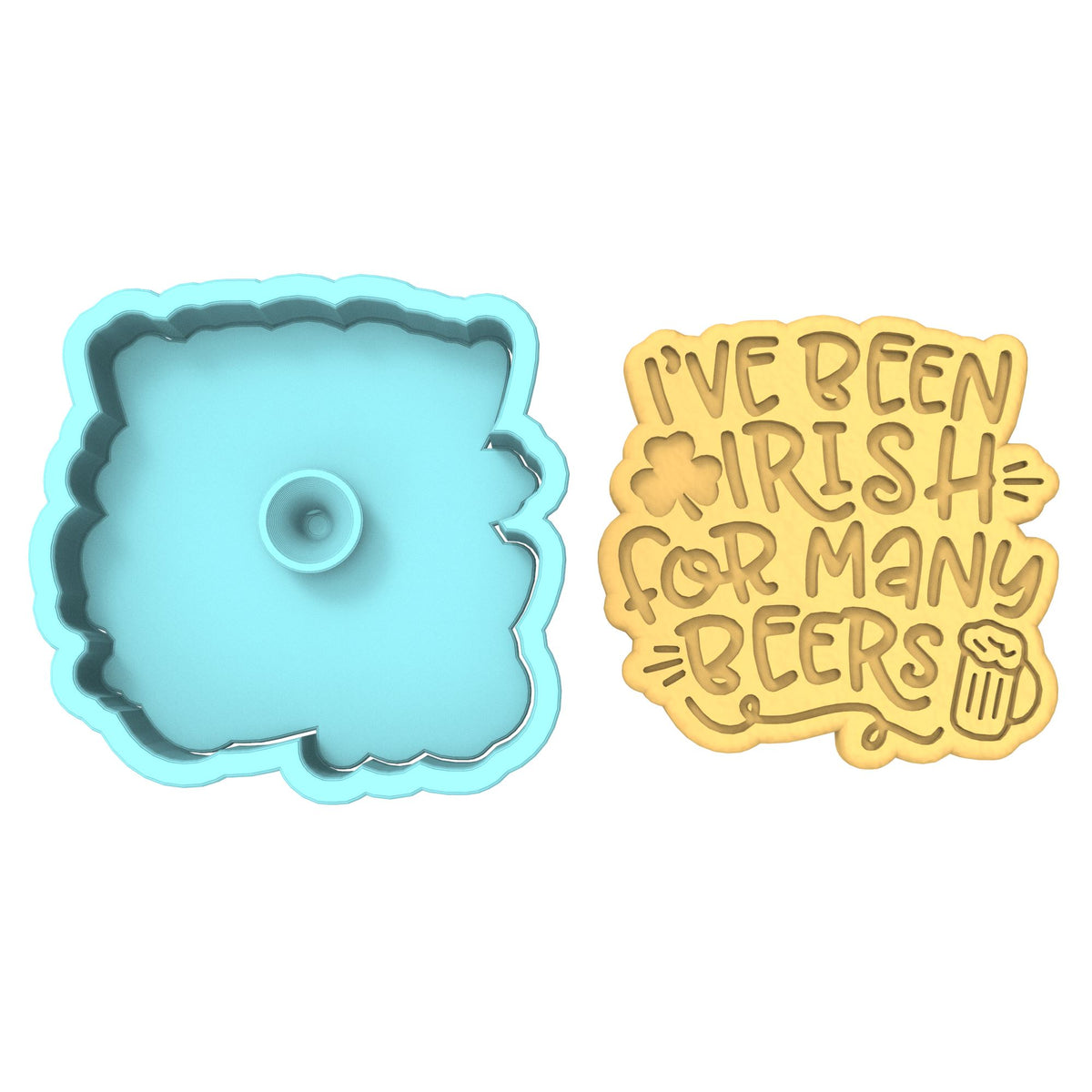 I've Been Irish for Many Beers Cookie Cutter | Stamp | Stencil #1 Cookie Cutter Lady 
