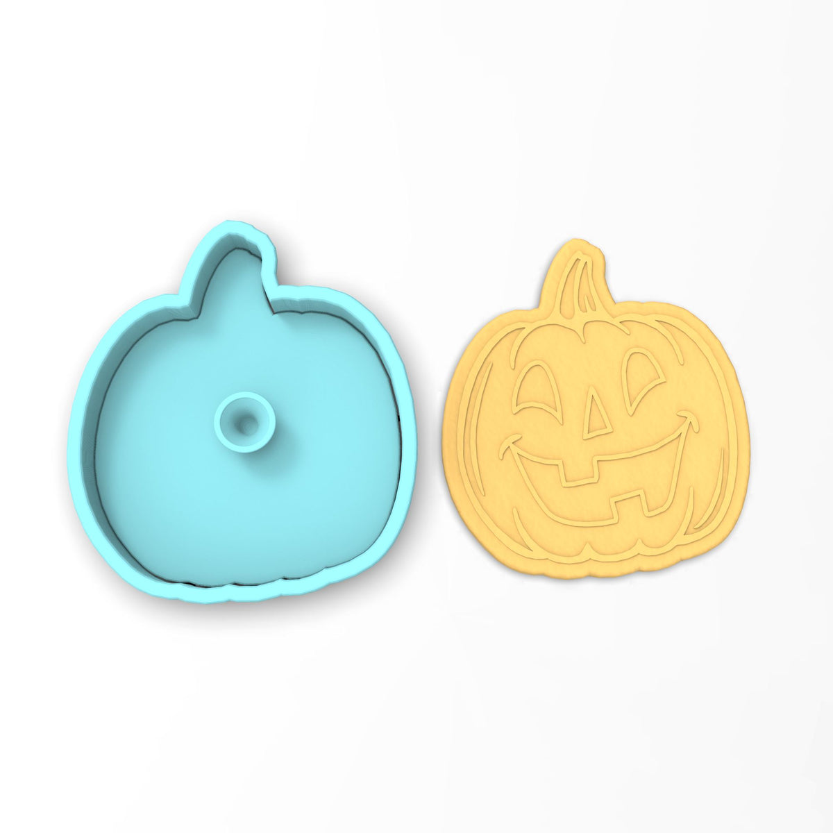 Jack O' Lantern Face Cookie Cutter | Stamp | Stencil #2 Halloween / Fall Cookie Cutter Lady 