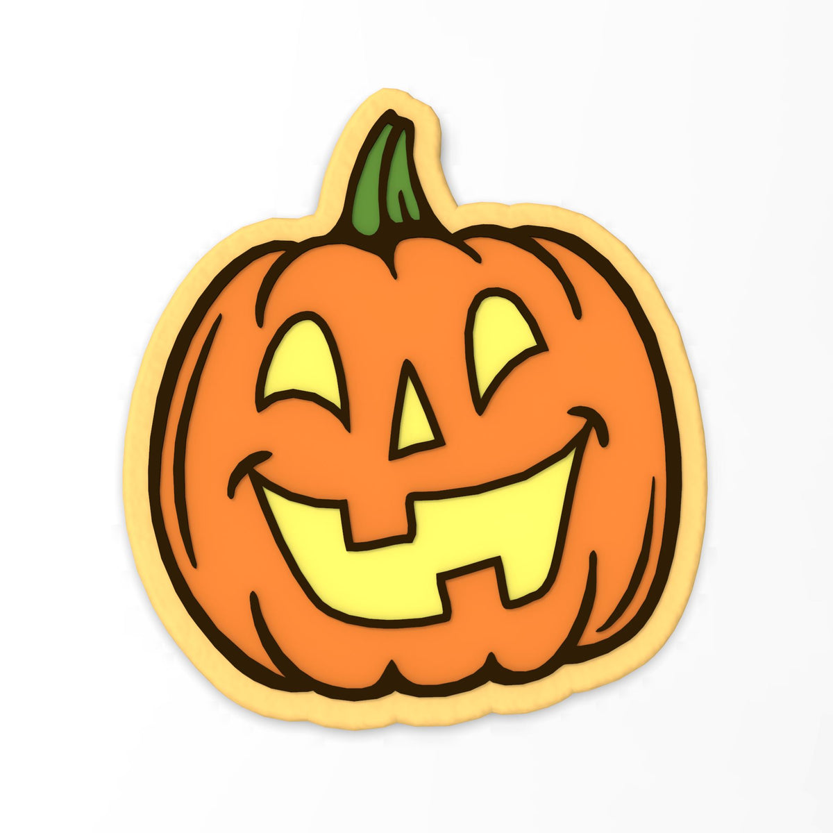 Jack O' Lantern Face Cookie Cutter | Stamp | Stencil #2 Halloween / Fall Cookie Cutter Lady 