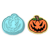 Jack O' Lantern Face Cookie Cutter | Stamp | Stencil #3