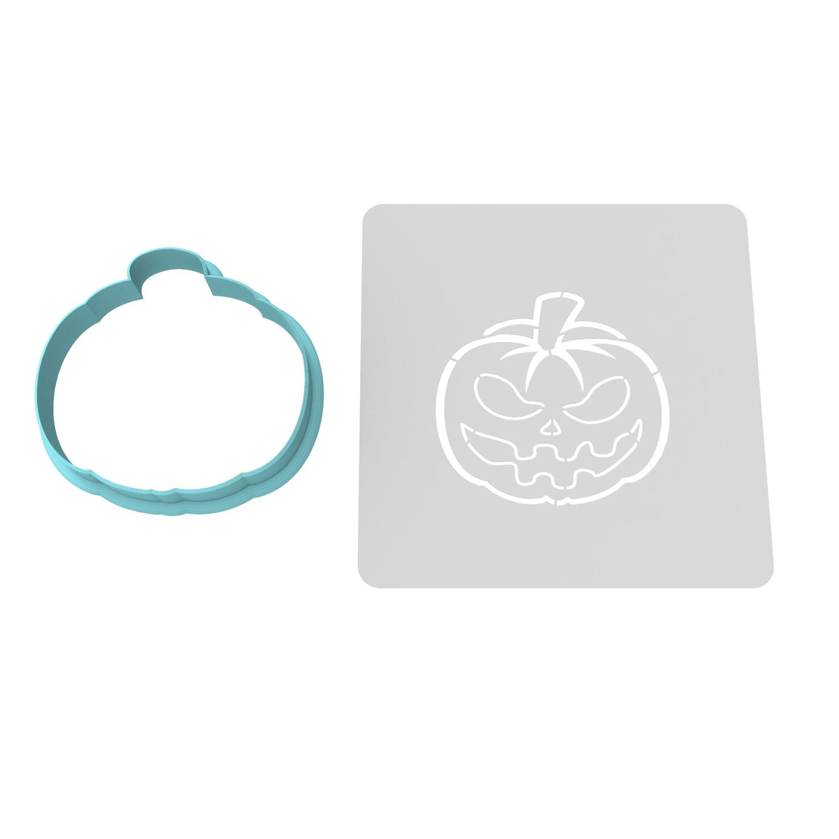 Jack O' Lantern Face Cookie Cutter | Stamp | Stencil #4