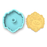 Jack O' Lantern Frame Cookie Cutter | Stamp | Stencil #1