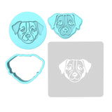 Jack Russel Cookie Cutter | Stamp | Stencil #1 Animals & Dinosaurs Cookie Cutter Lady MINI - 2 Inches (5cm) **FULL SET BUNDLE** Cutter + Stamp + Stencil + Debosser **BEST DEAL** 