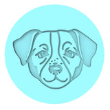 Jack Russel Cookie Cutter | Stamp | Stencil #1 Animals & Dinosaurs Cookie Cutter Lady MINI - 2 Inches (5cm) Debosser ONLY 