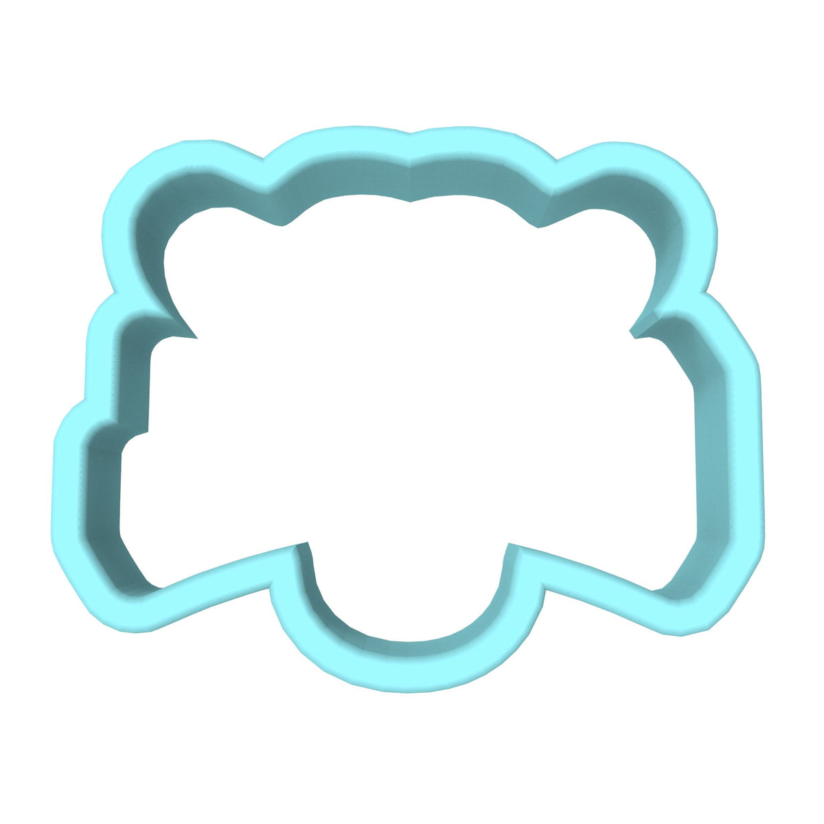Jaguar Words Cookie Cutter | Stamp | Stencil #1 Animals & Dinosaurs Cookie Cutter Lady MINI - 2 Inches (5cm) Cookie Cutter ONLY (Outline) 