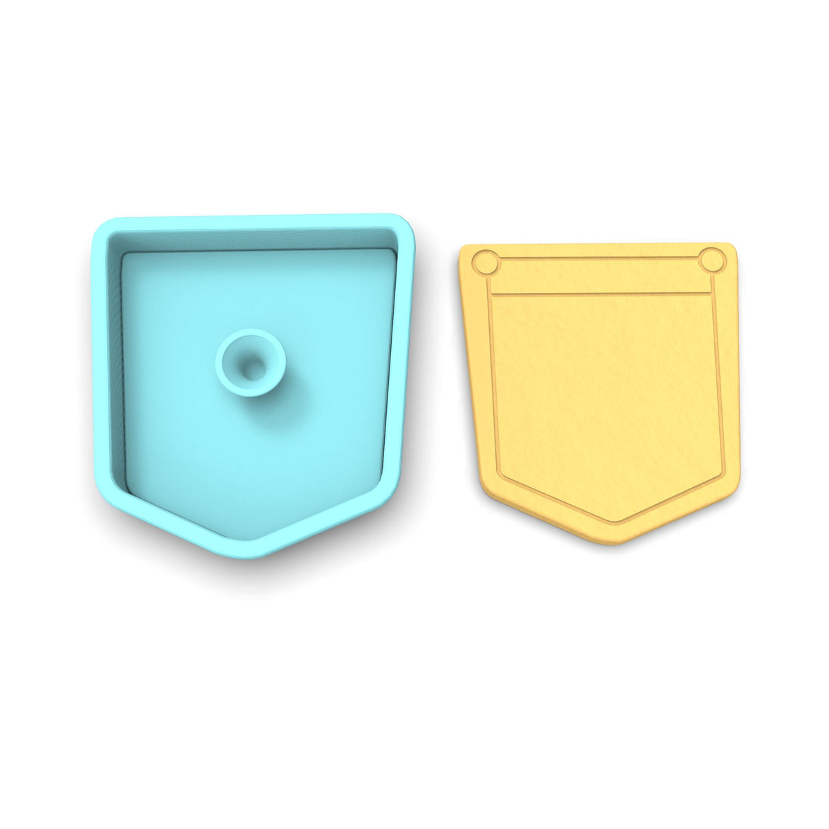 Jean Pocket Cookie Cutter | Stamp | Stencil #1