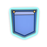 Jean Pocket Cookie Cutter | Stamp | Stencil #1