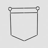 Jean Pocket Cookie Cutter | Stamp | Stencil #1
