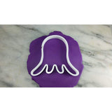 Jellyfish/Octopus Face Cookie Cutter Outline #1 Animals & Dinosaurs Cookie Cutter Lady 