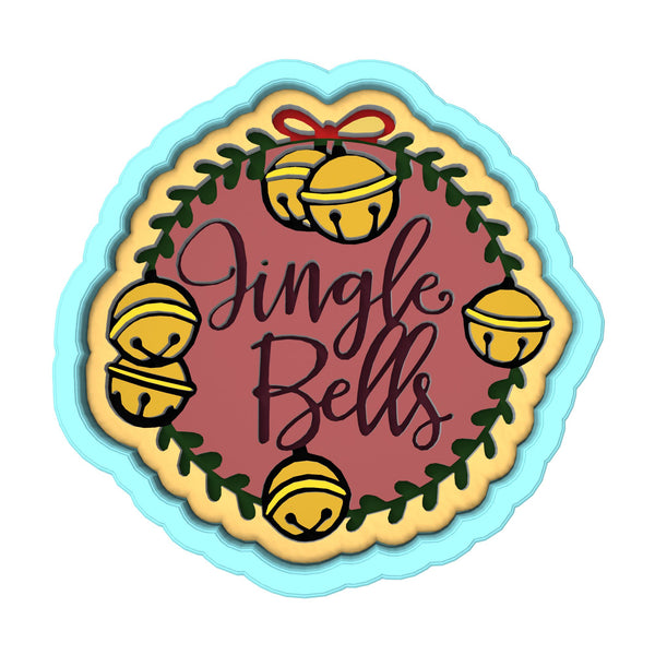 Jingle Bells Cookie Cutter | Stamp | Stencil #1