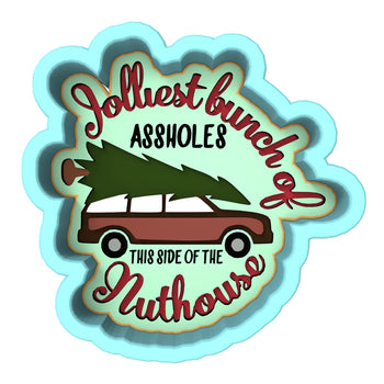 Jolliest Bunch of Assholes Cookie Cutter | Stamp | Stencil #2