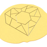 Josephine Geometric Heart Cookie Cutter Wedding / Baby / V Day Cookie Cutter Lady 