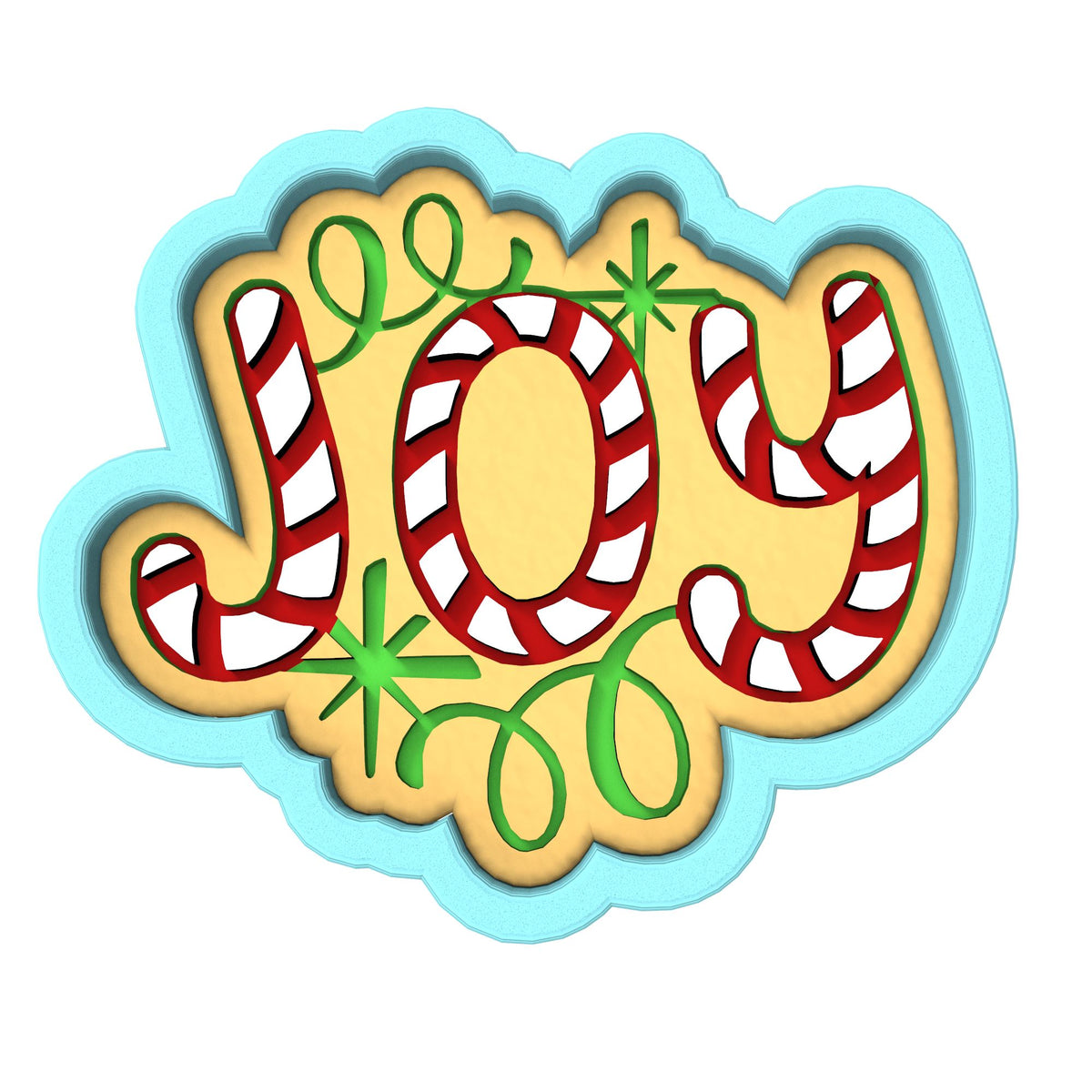 Joy Cookie Cutter | Stamp | Stencil #2