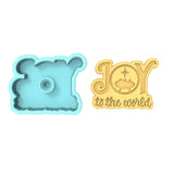 Joy the the World Cookie Cutter | Stamp | Stencil #1