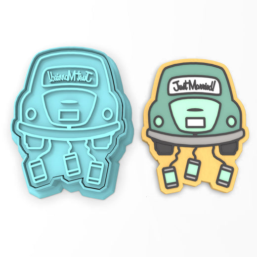Just Married Cookie Cutter | Stamp | Stencil #1