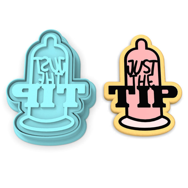 Just the Tip Cookie Cutter | Stamp | Stencil #1