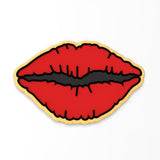 Kiss Lips Cookie Cutter | Stamp | Stencil #1