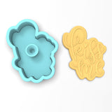 Kiss Me Cookie Cutter | Stamp | Stencil #1