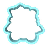 Kiss My Cotton Tail Cookie Cutter | Stamp | Stencil Animals & Dinosaurs Cookie Cutter Lady MINI - 2 Inches (5cm) Cookie Cutter ONLY (Outline) 