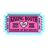 Kissing Booth Cookie Cutter | Stamp | Stencil Girly / Dolls / Princess Cookie Cutter Lady 