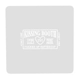 Kissing Booth Cookie Cutter | Stamp | Stencil Girly / Dolls / Princess Cookie Cutter Lady MINI - 2 Inches (5cm) Stencil ONLY 