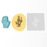 Knight Cookie Cutter | Stamp | Stencil #1