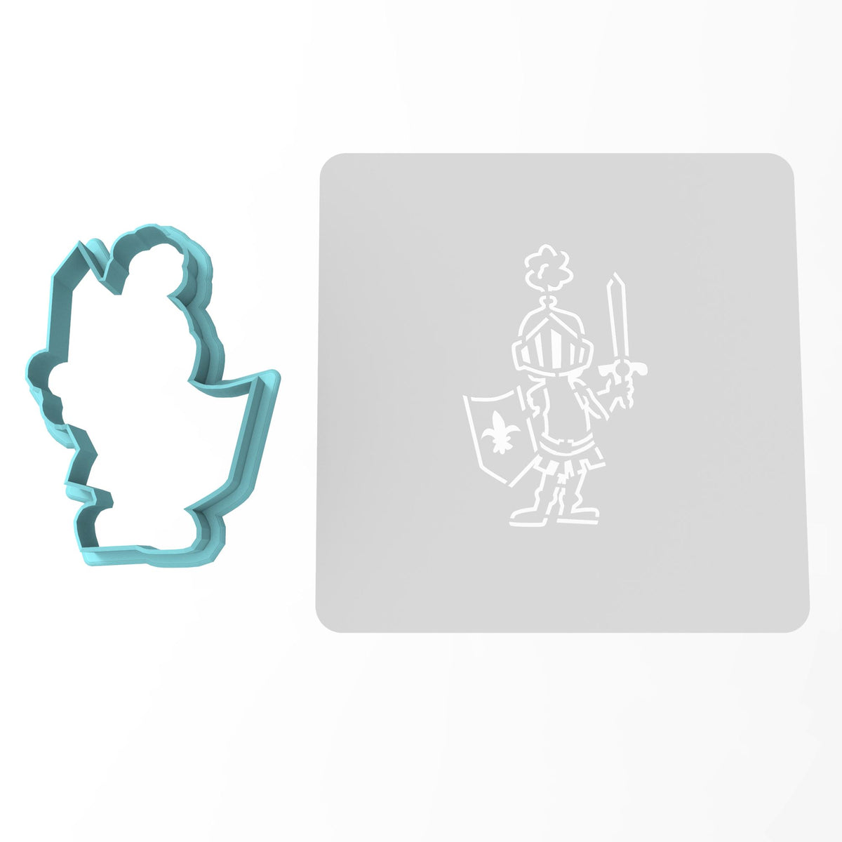 Knight Cookie Cutter | Stamp | Stencil #1