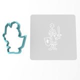 Knight Cookie Cutter | Stamp | Stencil #1