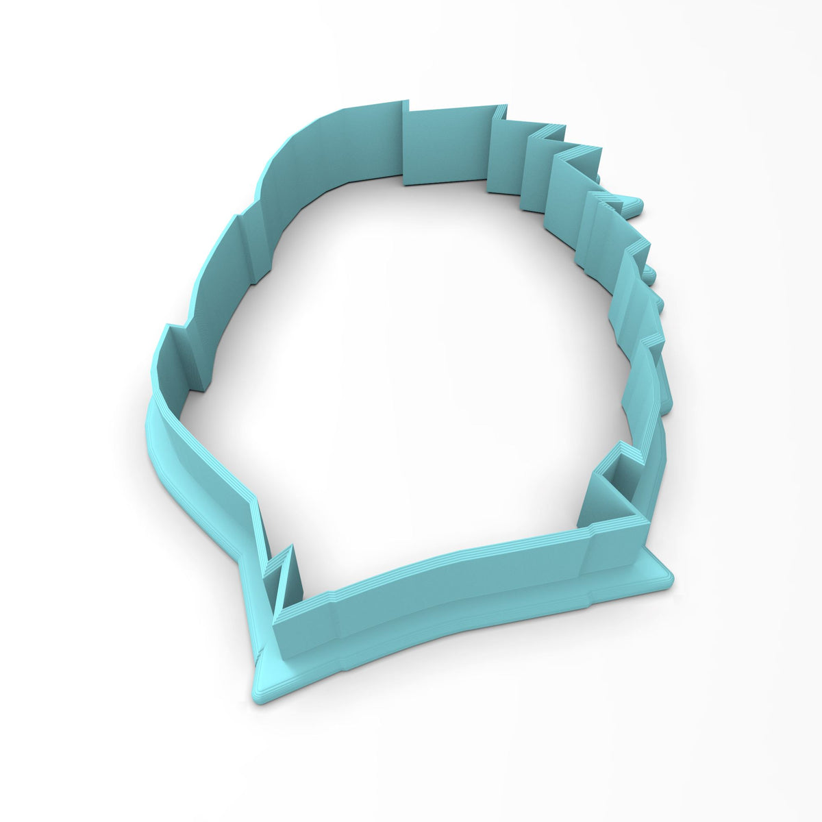 Knight Helmet Cookie Cutter | Stamp | Stencil #1