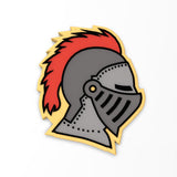 Knight Helmet Cookie Cutter | Stamp | Stencil #1