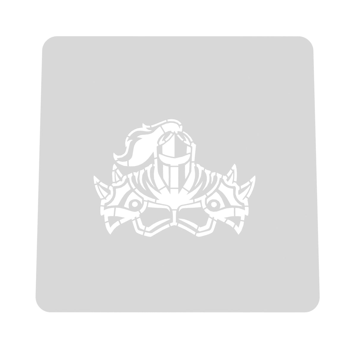 Knight Shoulders Cookie Cutter | Stamp | Stencil #1 Animals & Dinosaurs Cookie Cutter Lady MINI - 2 Inches (5cm) Stencil ONLY 