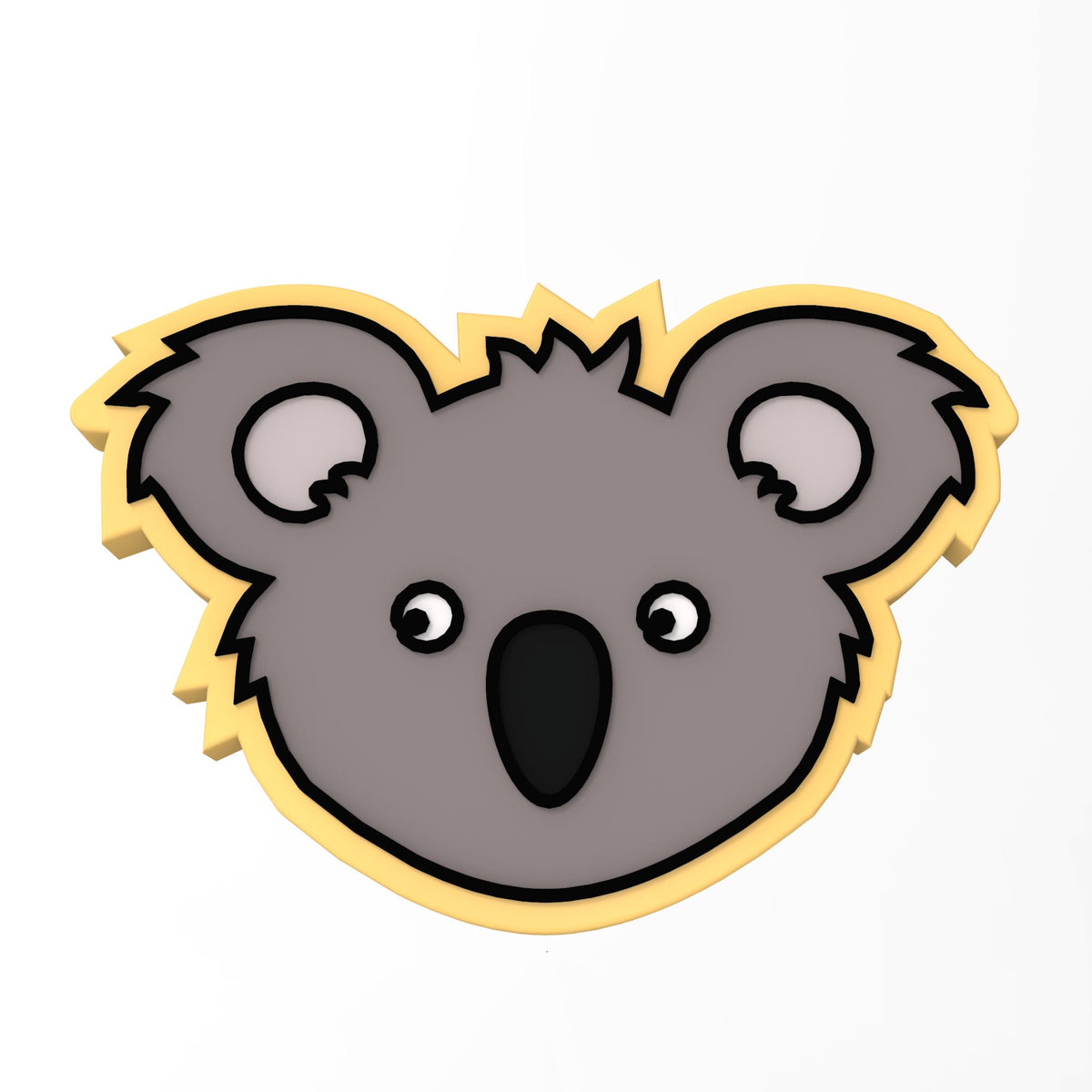 Koala Cookie Cutter | Stamp | Stencil #1