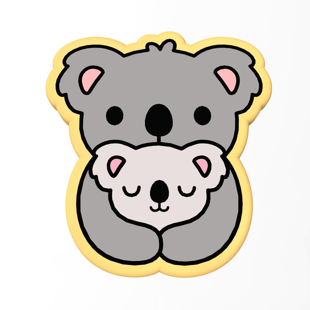 Koala Mama Cookie Cutter | Stamp | Stencil