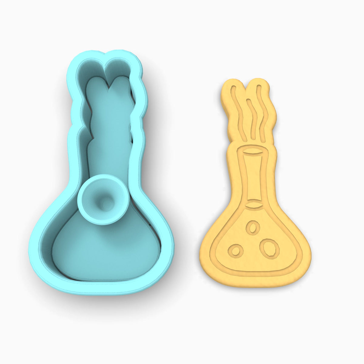 Lab Flask Cookie Cutter | Stamp | Stencil #2