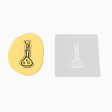 Lab Flask Cookie Cutter | Stamp | Stencil #2